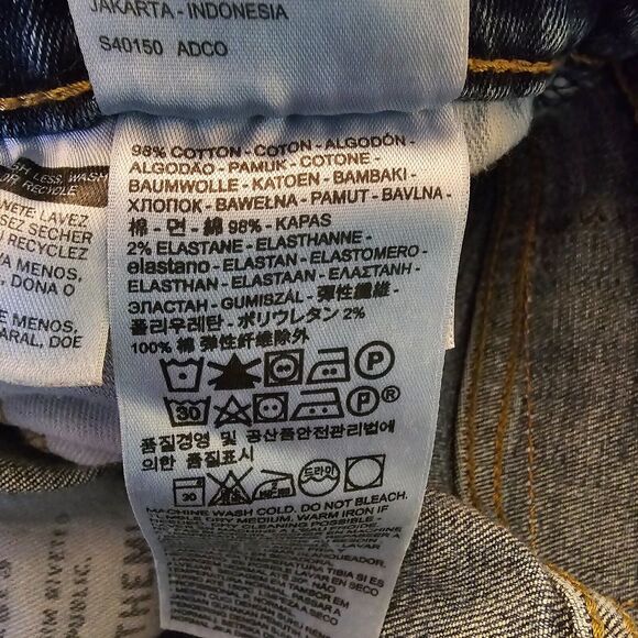 Levi's 512 Jeans Men's 32 x 32 Medium Wash Blue Straight - Picture 5 of 16